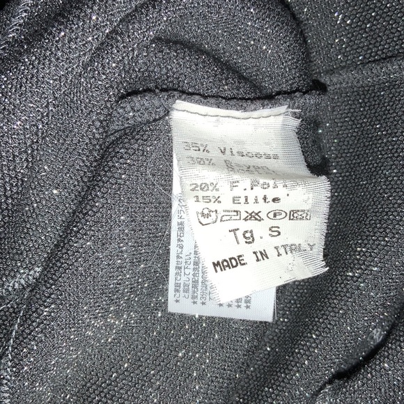 LALTRAMODA Sparkly Grey Dress Made in Italy Small - Picture 7 of 7